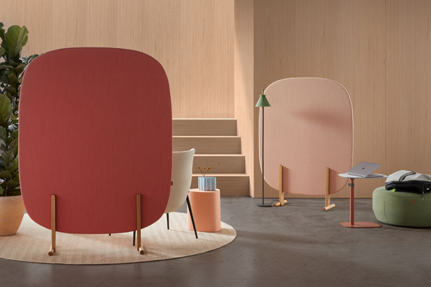 NORAY panel dividers designed by Jorge Herrera studio for Pattio. IF DESIGN AWARD 2023 winner.