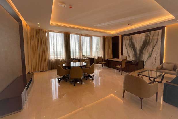 Hurtado furniture at the Burgan Bank Headquarters in Kuwait. Photo courtesy of Hurtado.