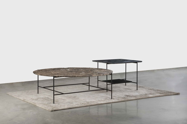 OFFIA tables designed by Javier Pastor for Lebom. Photo by Lebom.