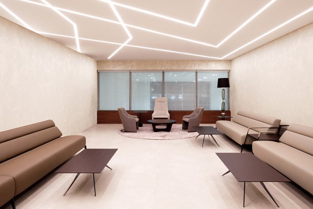 JMM furniture at the Qatar Mannai Corporation in Doha (Qatar). Photo courtesy of José Martínez Medina (JMM).