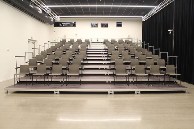 Akaba´s GORKA chairs at the Tabakalera building in San Sebastian