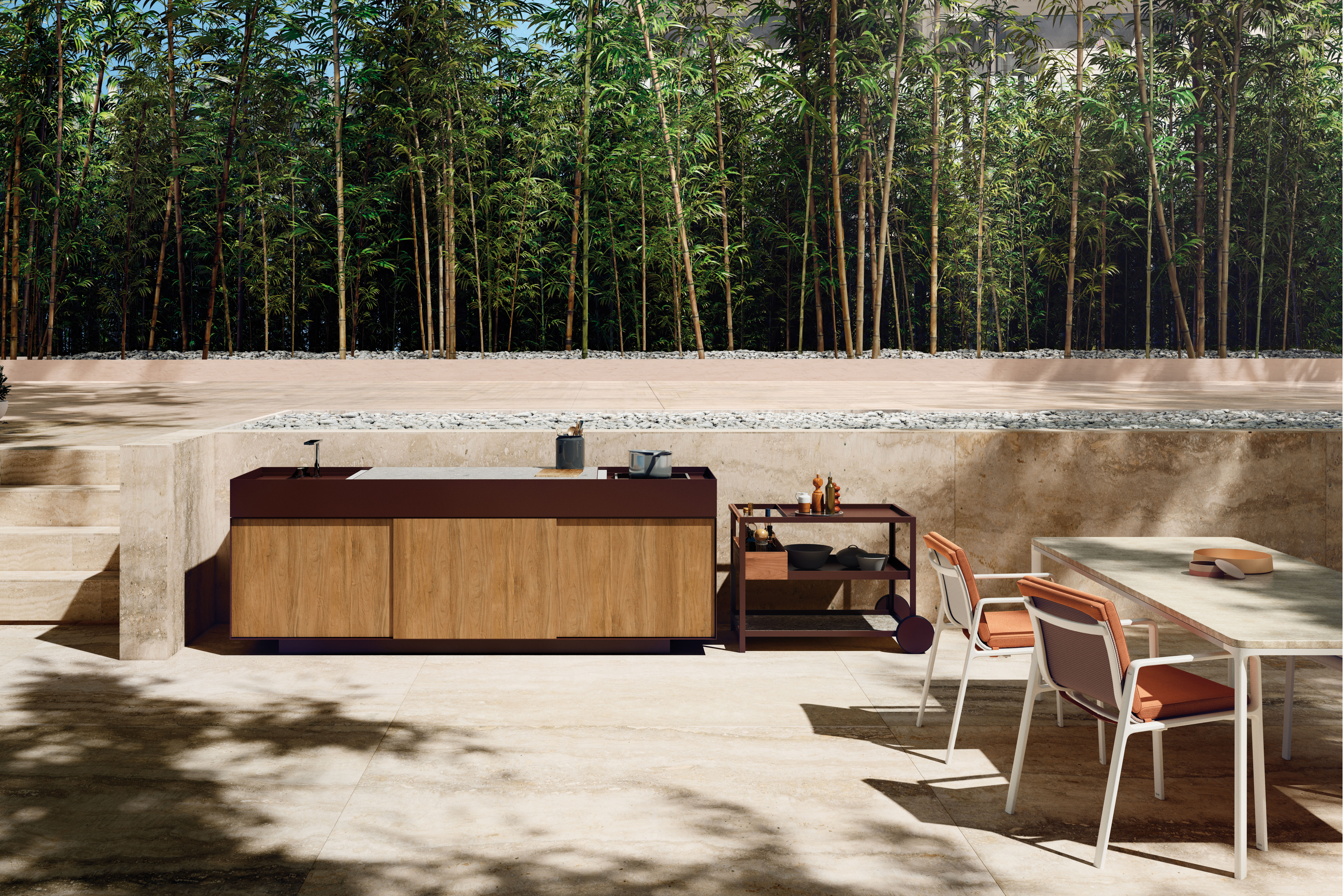 Kettal´s outdoor kitchen collection