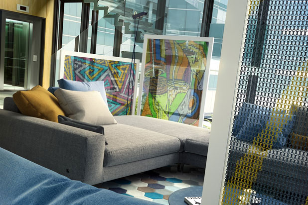 Barcelona screen by Crea Product Design for Kriskadecor