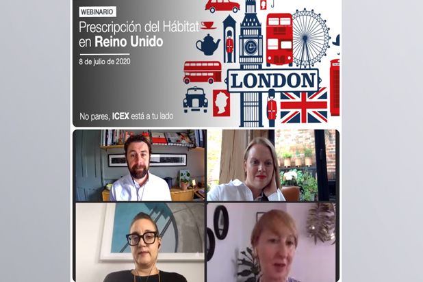 ICEX Webinar with London design studios discussing the future of the hospitality sector