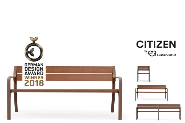 CITIZEN bench, designed by Eugeni Quitllet for Benito Urban