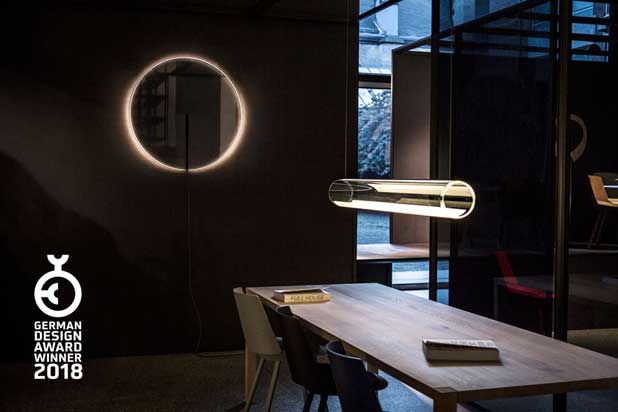 Guise collection, designed by Stefan Diez for Vibia