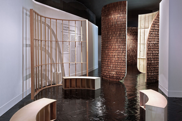 'Emergency! Designs Against COVID-19” exhibition at the Fernán Gómez Centro Cultural de la Villa in Madrid, Spain.