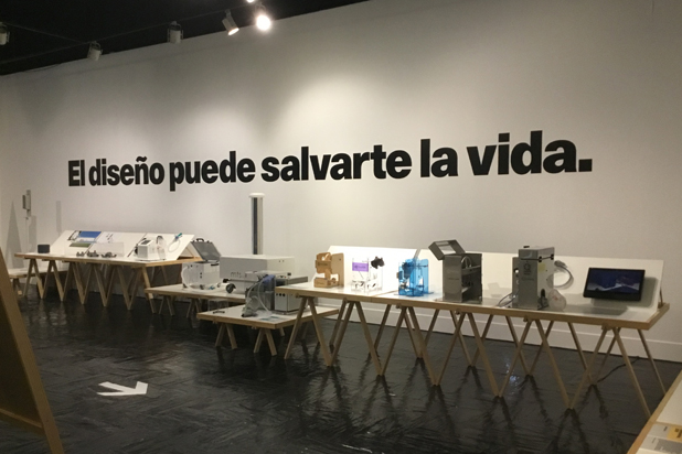 'Valencia Pavilion. The future is design' exhibition at the Fernán Gómez Centro Cultural de la Villa in Madrid, Spain. Photo courtesy of Mut Design.