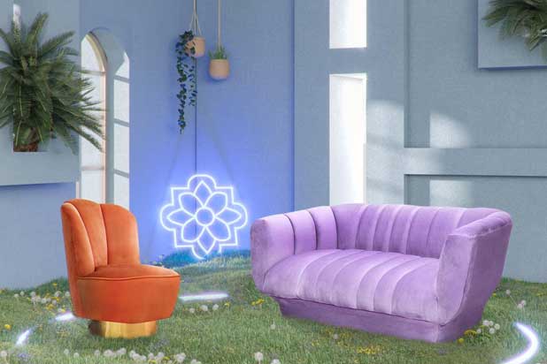 MONTI armchair and BEIRUT sofa by Moanne. Photo courtesy of Moanne.