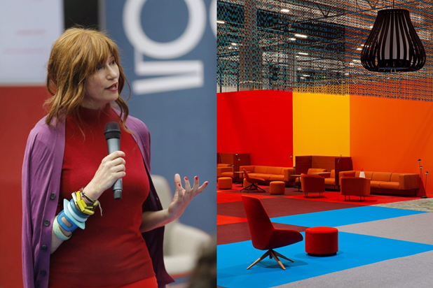 Marisa Santamaría, Director of RED-AEDE and RED-AEDE’s exhibition at ARCO 2020 in Madrid, Spain