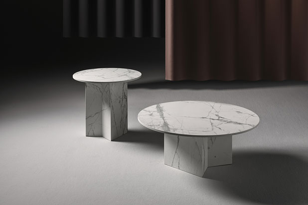 Miter table collection. Photos: Courtesy of Odos Design