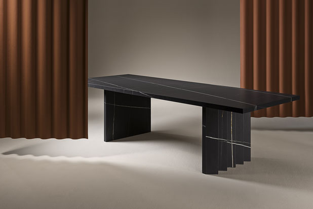 Miter table collection. Photos: Courtesy of Odos Design