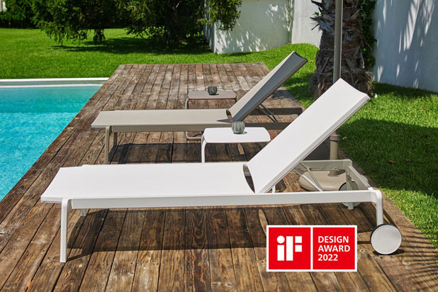 LAGO sun lounger by Ezpeleta, IF Design Award 2022 winner.