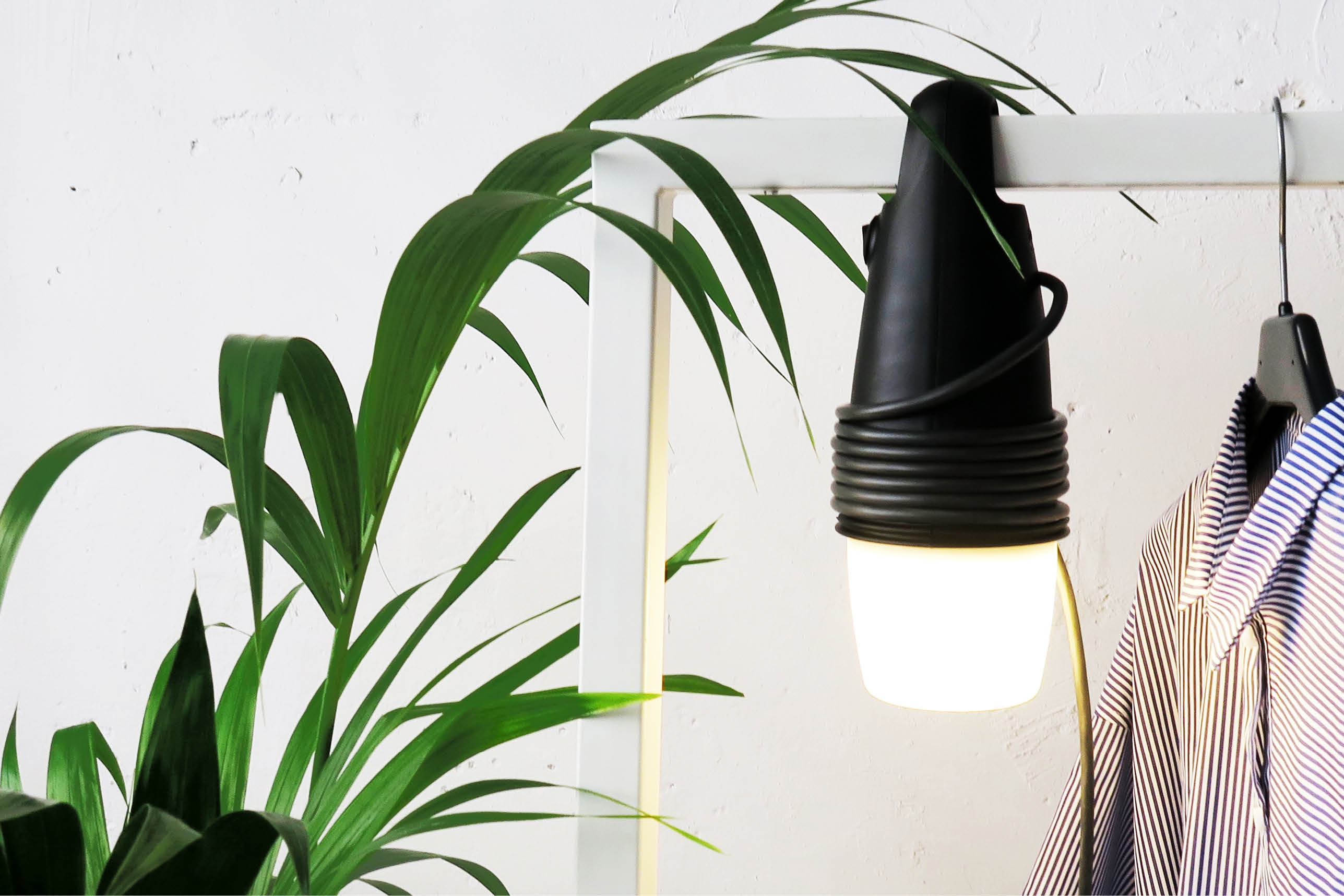 Hook lamp by Oiko Design Office for Faro Barcelona. Photo courtesy of Oiko Deign Office.