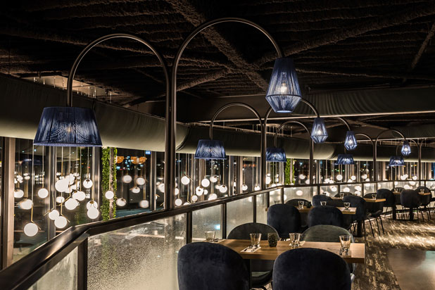 Ole! lamps at the Lucky Apple restaurant in Waalwijk, Holland. Photo. Courtesy of Sharman Media