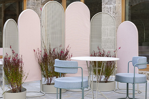 PARADISO collection dividers, designed by Ilmiodesign for iSiMAR. Photo courtesy of iSiMAR.