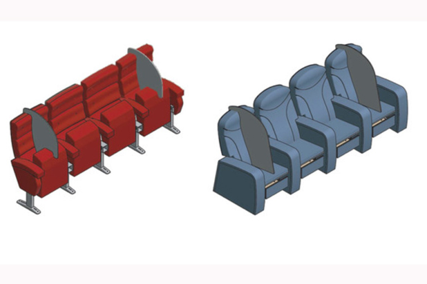 SHELL screens for cinema, theatre and other auditoriums by Ezcaray Seating. Photo courtesy of Ezcaray.
