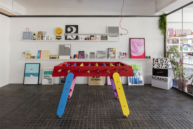 RS4 Home football table designed by Hey for RS Barcelona. Photo courtesy of RS Barcelona.