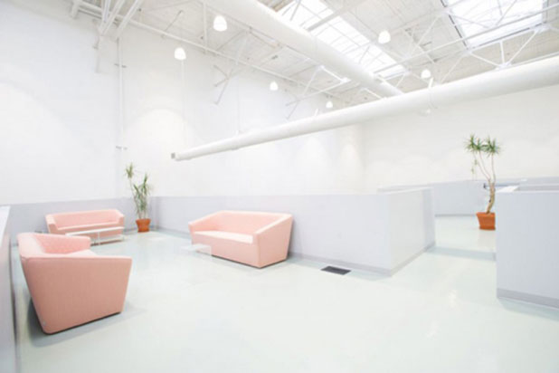 Sancal’s Tea sofa at the Campari offices in Toronto