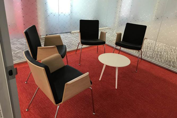 Sellex furniture at the Private University of Lima, Peru