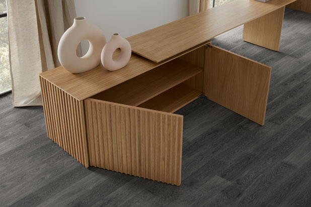 VELASCA sideboard designed by Luvodica + Roberto Palomba for Punt Mobles. Photo by Punt Mobles.