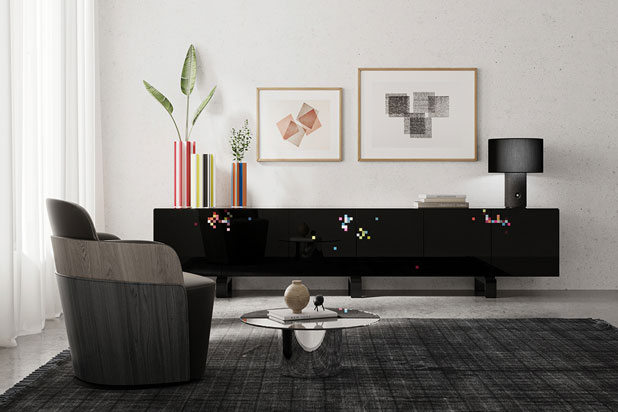 CABINET DREAMS sideboard designed by Cristian Zunzunaga for BD Barcelona. Photo by BD Barcelona.
