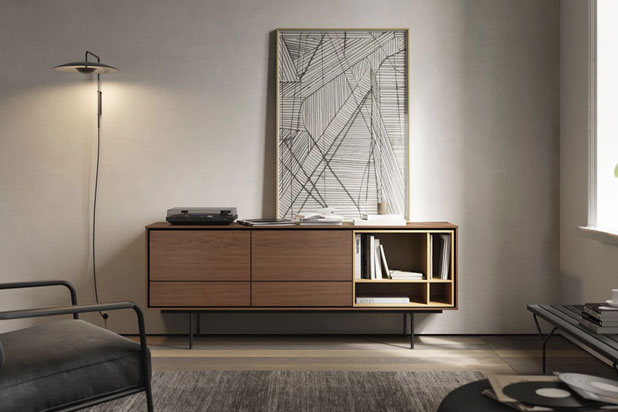 AURA sideboard designed by Angel Martí & Enrique Delamo for Treku. Photo by Treku.