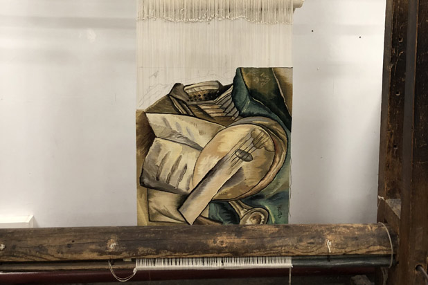 Juan Gris's handmade tapiz