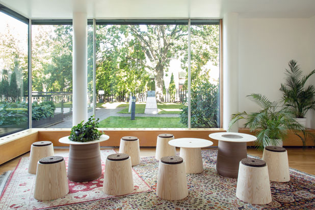 New designer furniture at the Spanish Embassy in Helsinki. Photo: Courtesy of Andreu Carulla