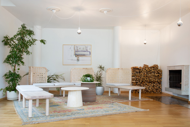 New designer furniture at the Spanish Embassy in Helsinki. Photo: Courtesy of Andreu Carulla