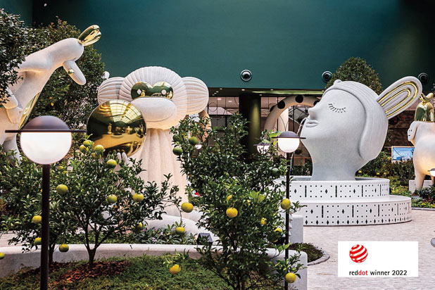 MOKA GARDEN by Jaime Hayón Studio for the Hyundai Museum of Kids’ Books & Art. Red Dot Design Award 2022 winner.