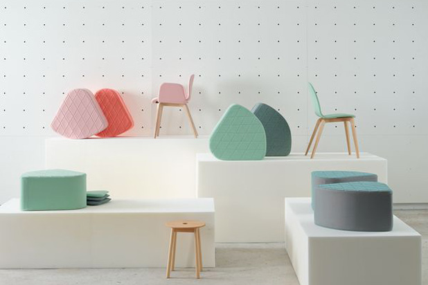 AIA Aia pouffe by Nadia Arratibel for Ondarreta