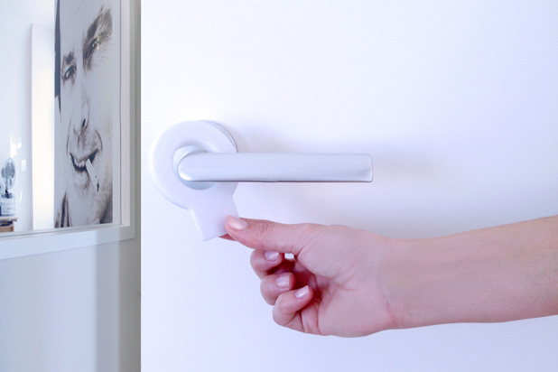 LOCK, a door-blocking wedge by Héctor Diego