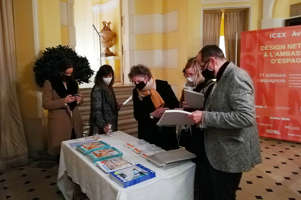 Exhibition at the Spanish Ambassador's residence in Paris, France.