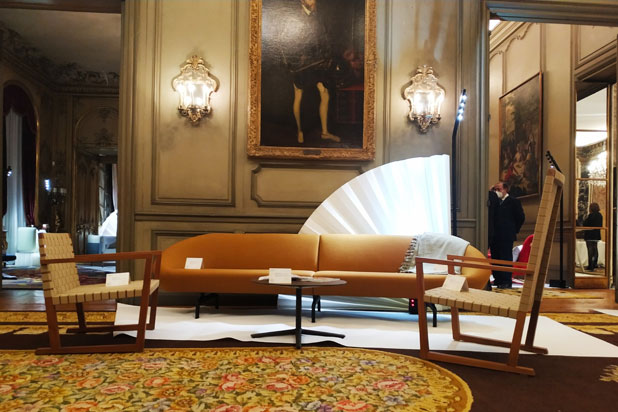 Exhibition at the Spanish Ambassador's residence in Paris, France.