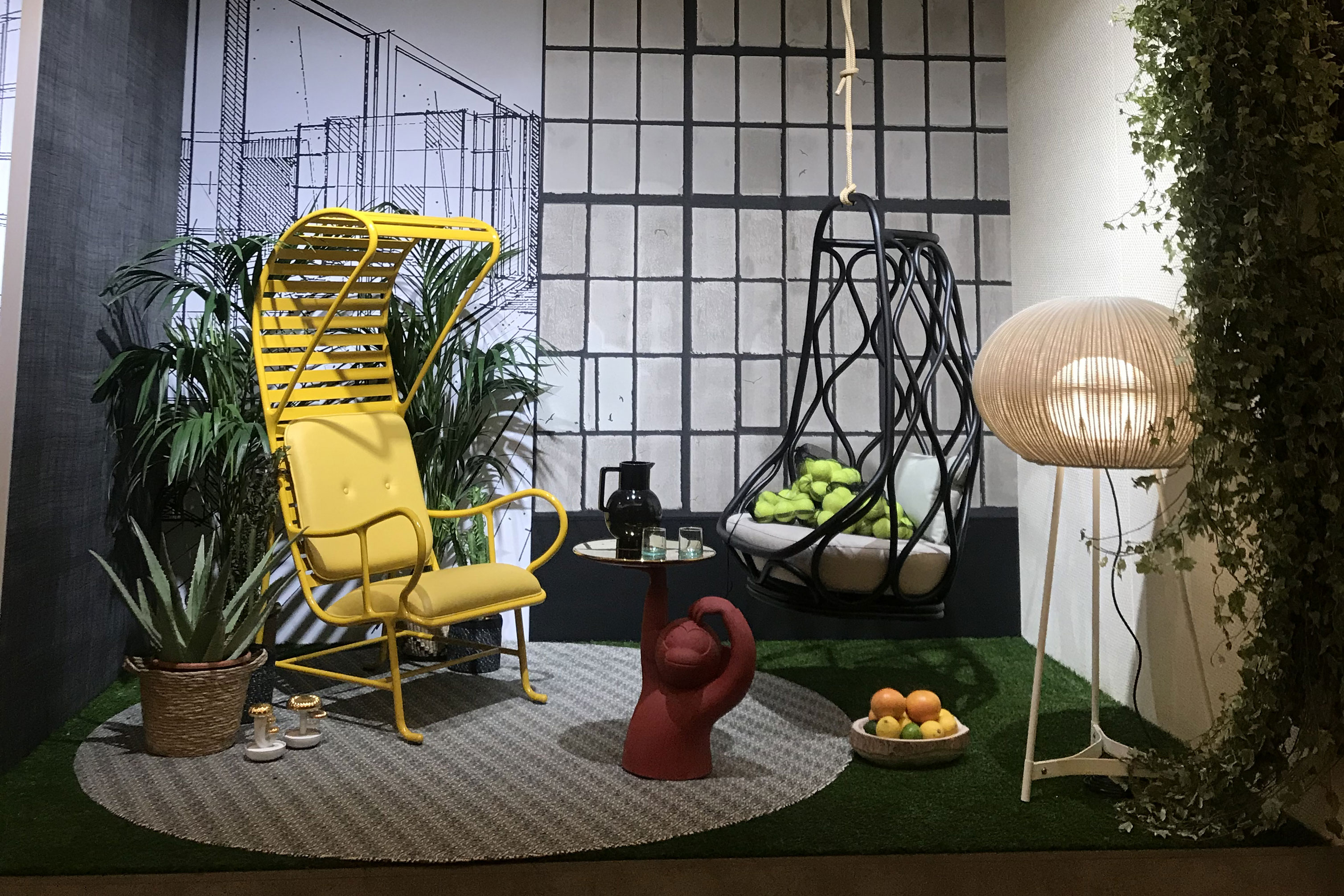 Exhibition of Spanish interior design products in Paris, France