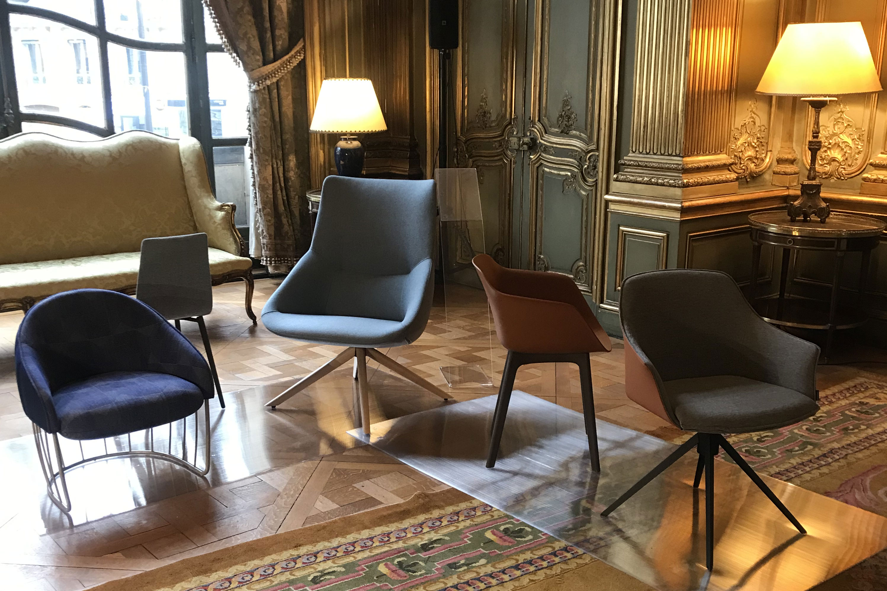 Exhibition of Spanish interior design products in Paris, France