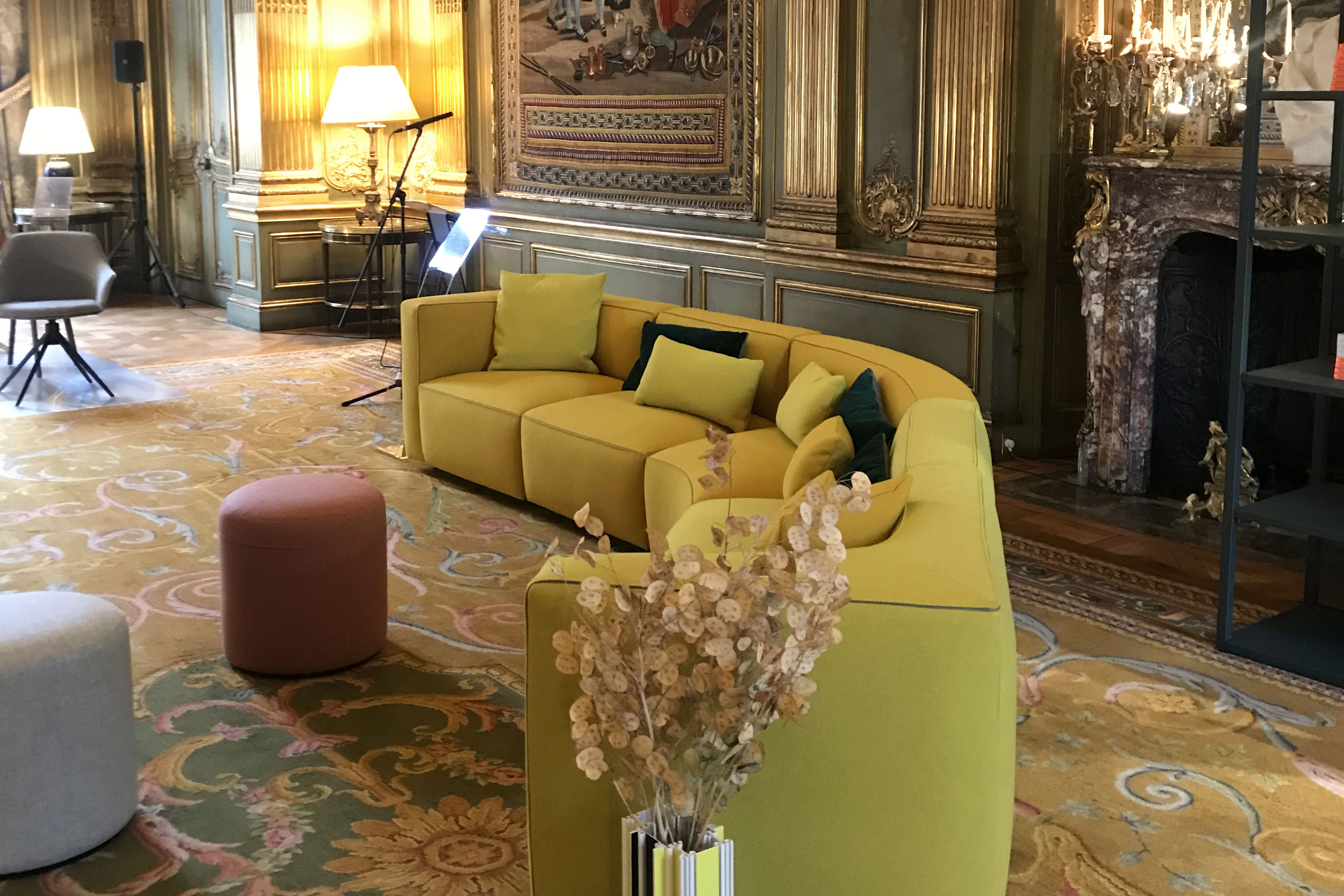 Exhibition of Spanish interior design products in Paris, France