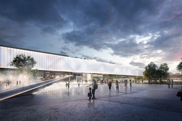 The new Prague Congress Center (PCC) project by OCA Architects and CMC Architects. Photo by Play-time studio.