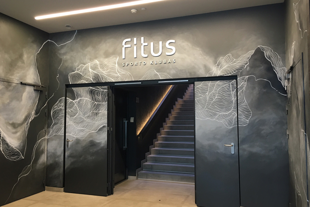 Stratta’s Strip collection at the Fitus sports centre in Vilnius, Lithuania