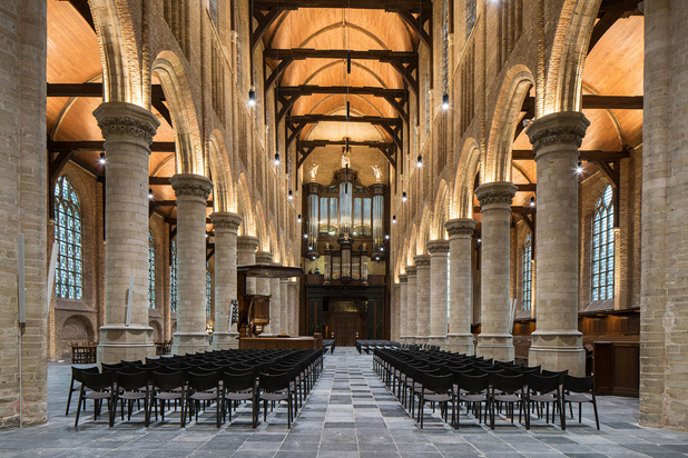 Stua’s Laclasica chair in the Nieuwe Kerk church in Delft (Netherlands)