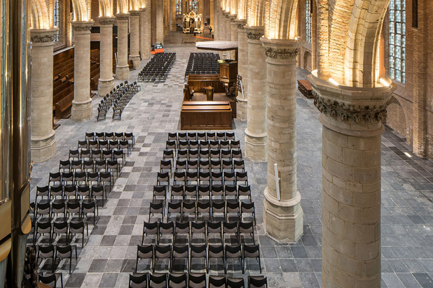 Stua’s Laclasica chair in the Nieuwe Kerk church in Delft (Netherlands)