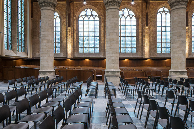 Stua’s Laclasica chair in the Nieuwe Kerk church in Delft (Netherlands)