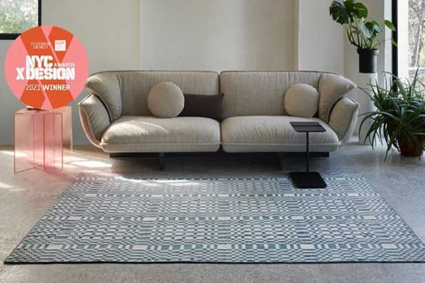 PATCH & CORD by Gan for Haworth. Winner of a 2021 NYCxDesign Award in the 'Contract Flooring' category