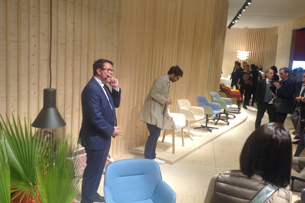 NUEZ seating collection by Patricia Urquiola for Andreu World