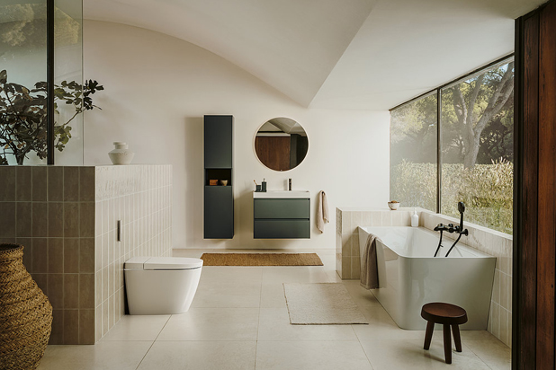 IN-WASH ONA intelligent toilet designed by Nacar Design for Roca. Red Dot Design Awards 2023 winner.