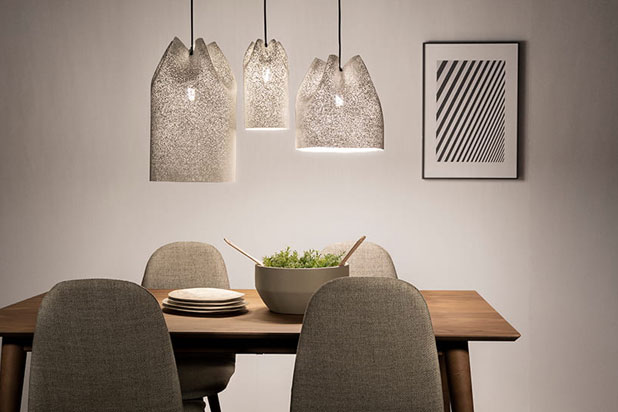 AGASALLO pendant lamps designed by Hector Serrano for a By Arturo Alvarez. Photo courtesy of a By Arturo Alvarez.