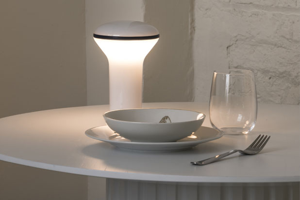BUDDY portable lamp designed by Andreu Carulla for Faro Barcelona. Photo courtesy of Faro Barcelona.