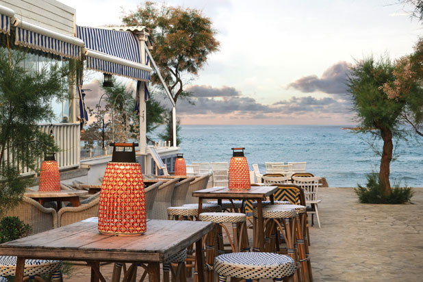 NANS outdoor portable lamps designed by Joana Bover for Bover. Photo courtesy of Bover.