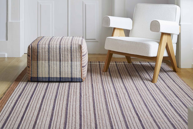 REVERSIBLE rug collection designed by Charlotte Lancelot for Gan. Photo courtesy of Gan.